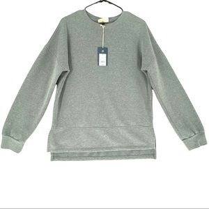 Universal Thread Women’s Long Sleeve Gray Tunic Sweatshirt Size XS